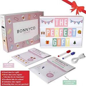 BONNYCO Pink Cinema LED Home Office & Room Decor Light Box NIB
